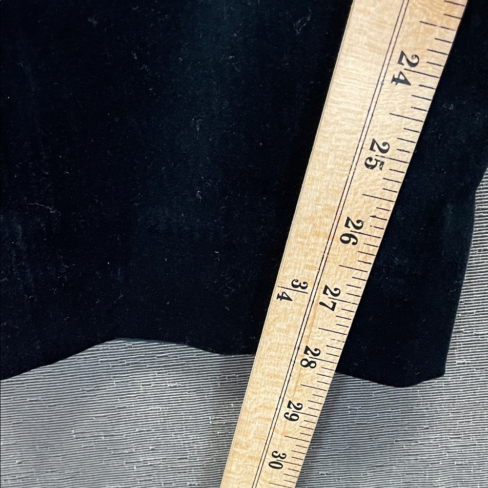 J. Crew collection Elegant velvet Black Straight Leg Pants - Picture 6 of 10